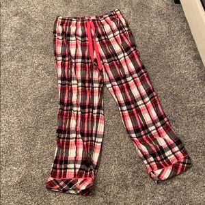 Pink Plaid VS pajama pants